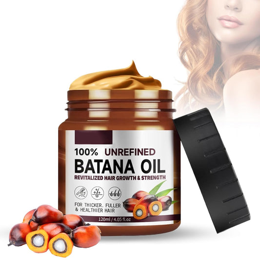Bio Batana Öl Für Haarwachstum, 120 ML Organic Batana Oil Hair Growth Conditioner, Pure Raw Batana Oil Treatment, Verhindert Haarausfall, Repariert Beschädigtes Haar