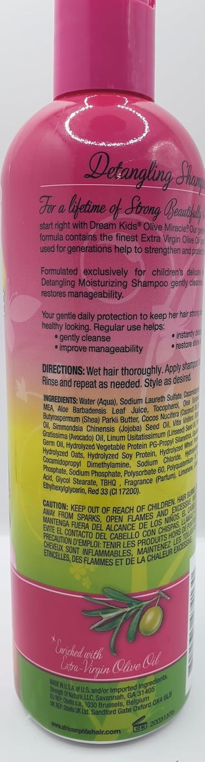 African Pride - Dream Kids Detangling Shampoo, Conditioner, Braid Spray & Leave-In Conditioner Set